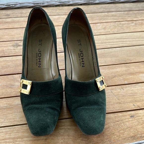 St. John’s Suede Heeled Shoes 6.5 - Picture 2 of 10